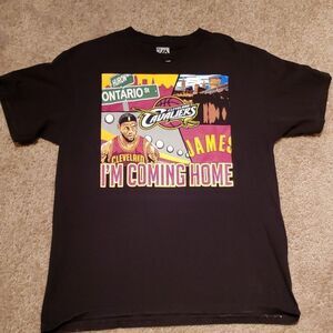 Lebron James I'm Coming Home tee sz L